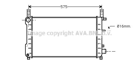 AVA QUALITY COOLING Radiators, Motora dzesēšanas sistēma FDA2198